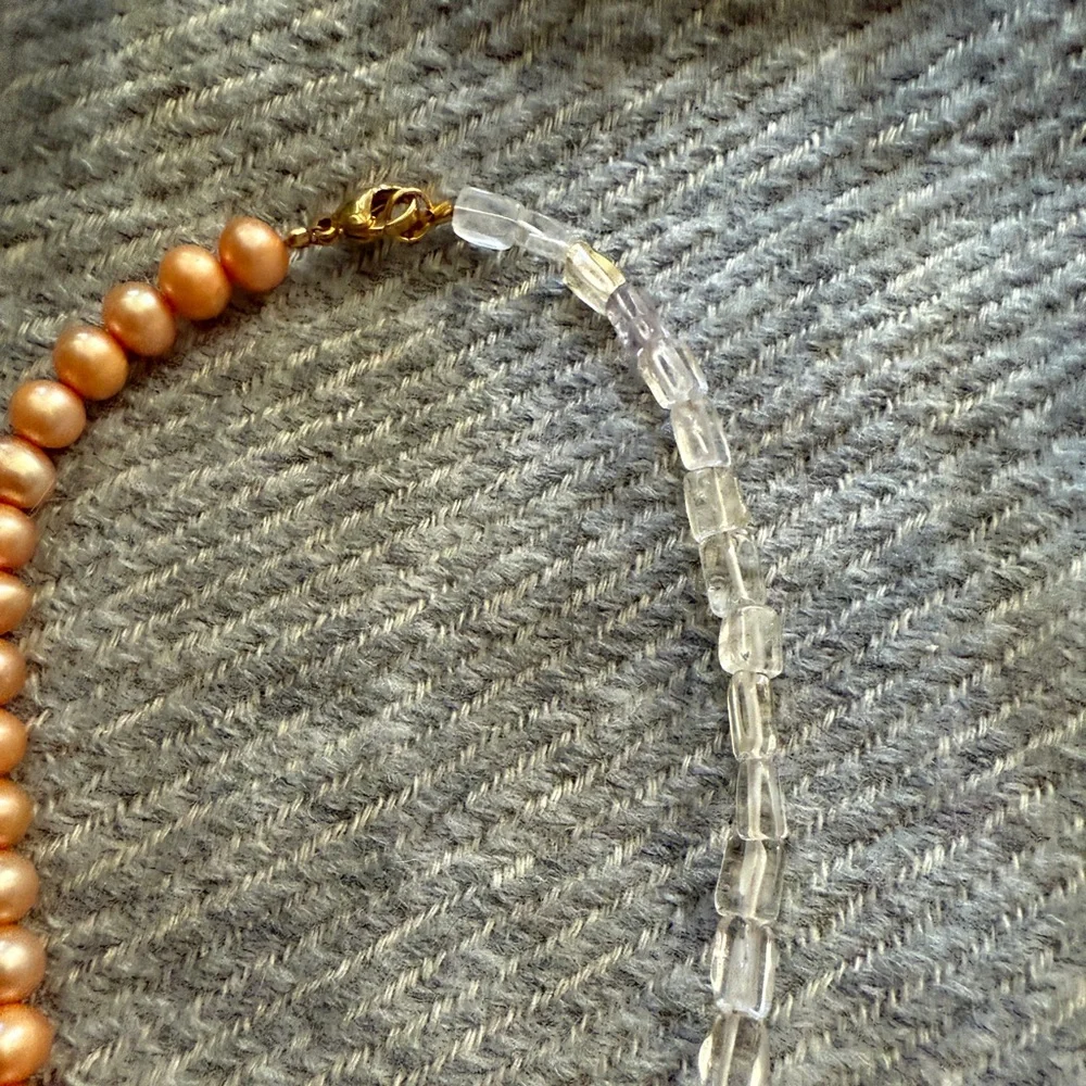 floral asymmetrical choker - Picture 5 of 7